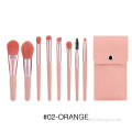 Custom Synthetic Pink Makeup Brush Set
